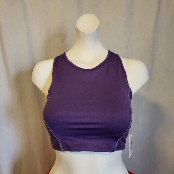 Jessica Simpsons Women's Sports Bra, Purple, Size XS, Padded, NWT - Picture 1 of 5